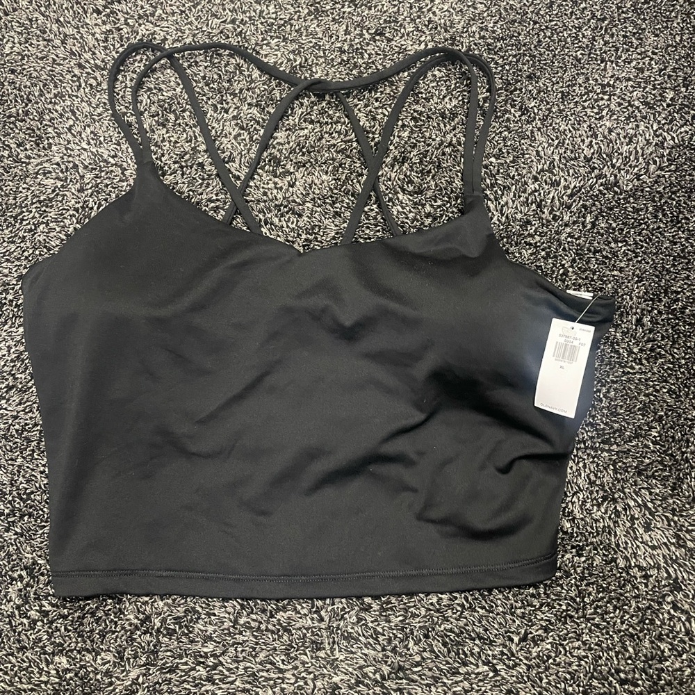Black Strappy Women's Bralette